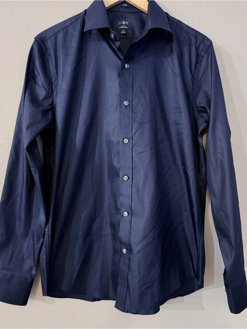 J. Crew Men's Navy Dress Shirt